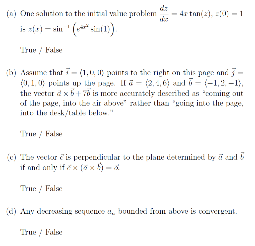 Solved A One Solution To The Initial Value Problem 42 Chegg Com