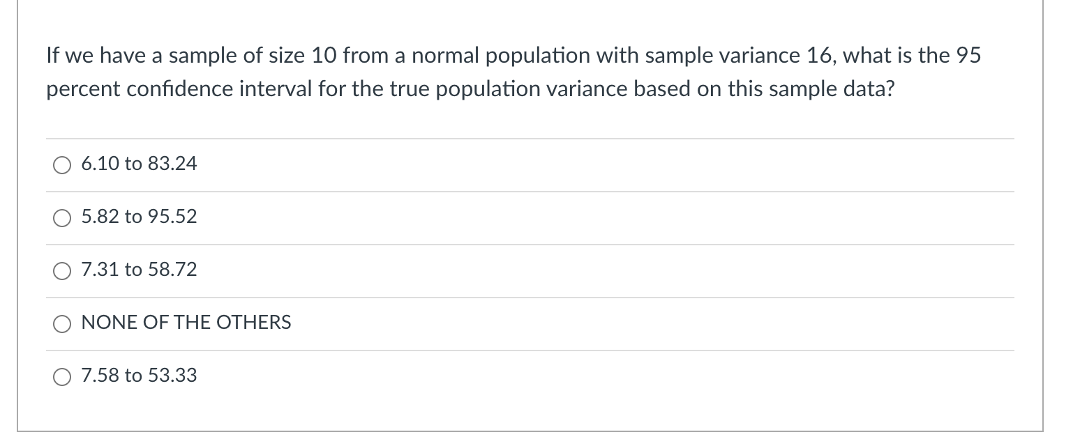 Solved Suppose That We Have Disjoint Normal Populations A | Chegg.com