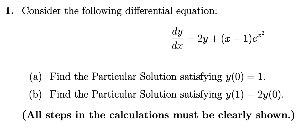 Solved Consider The Following Differential | Chegg.com