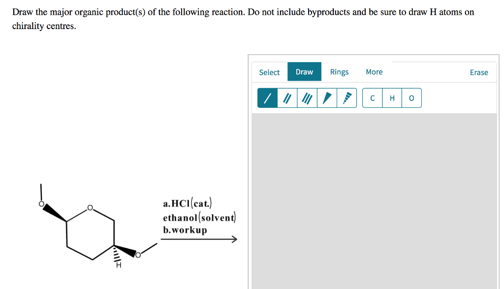 Solved Draw The Major Organic Product(s) Of The Following | Chegg.com