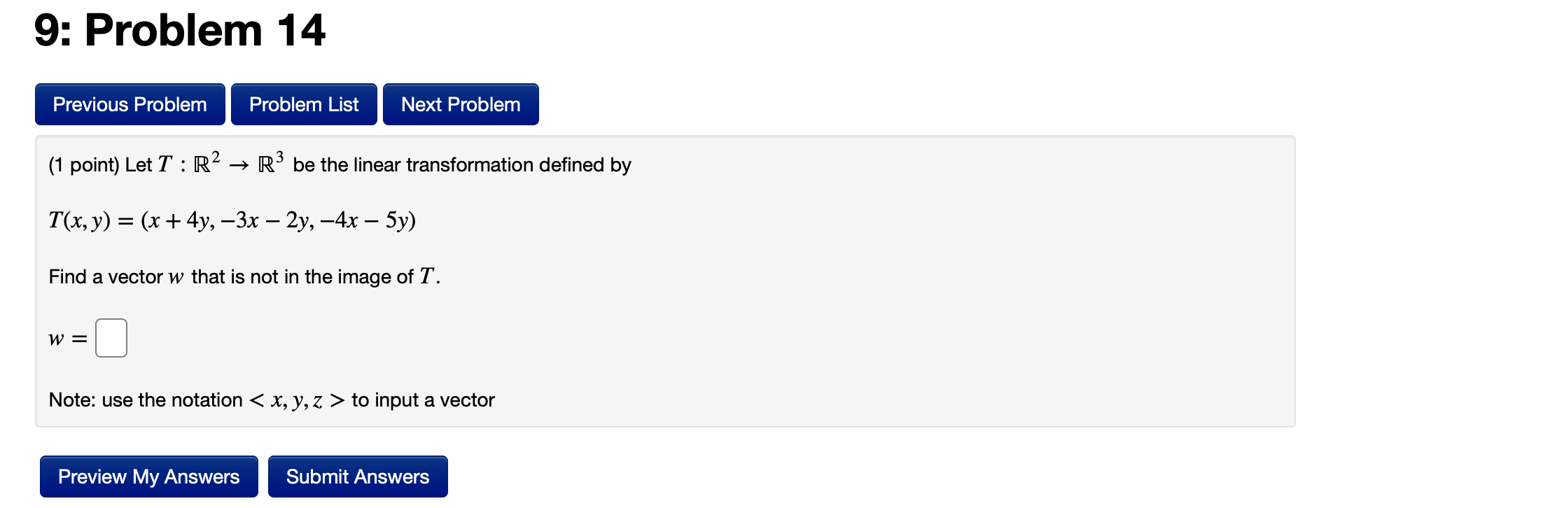 Solved 9: Problem 14 Previous Problem Problem List Next | Chegg.com