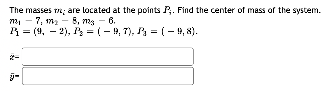 Solved Compute The Center Of Mass A On A Rod Of Density P Chegg Com