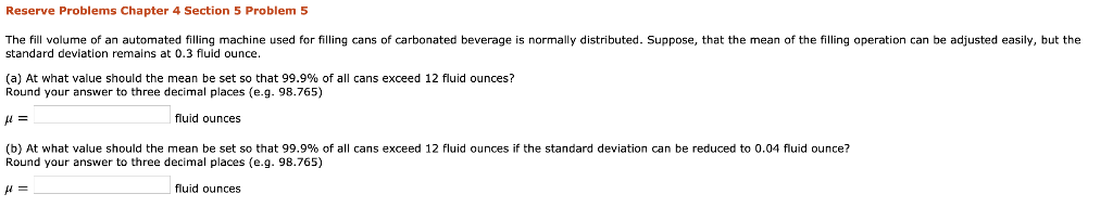 Solved Reserve Problems Chapter 4 Section 5 Problem 5 The | Chegg.com