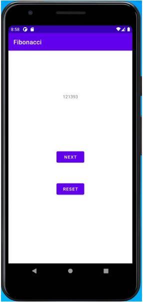 Solved Implement an Android app to display the sequence of 