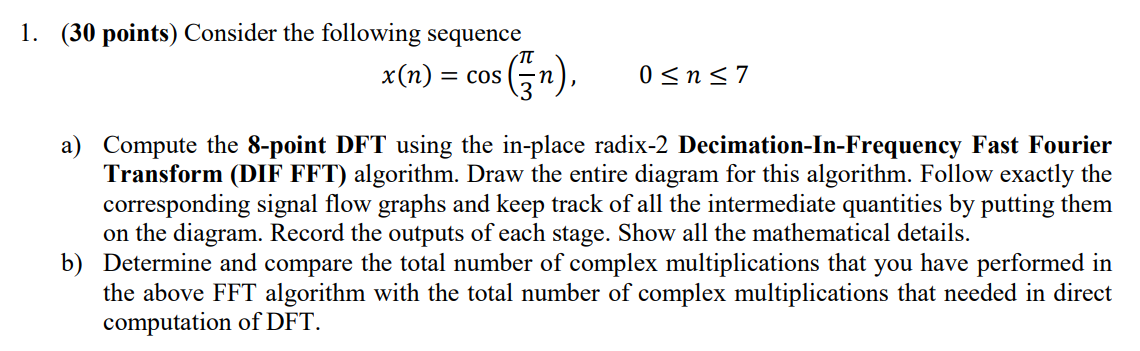 Solved 1. ( \( \mathbf{3 0} \) ﻿points) ﻿Consider the | Chegg.com