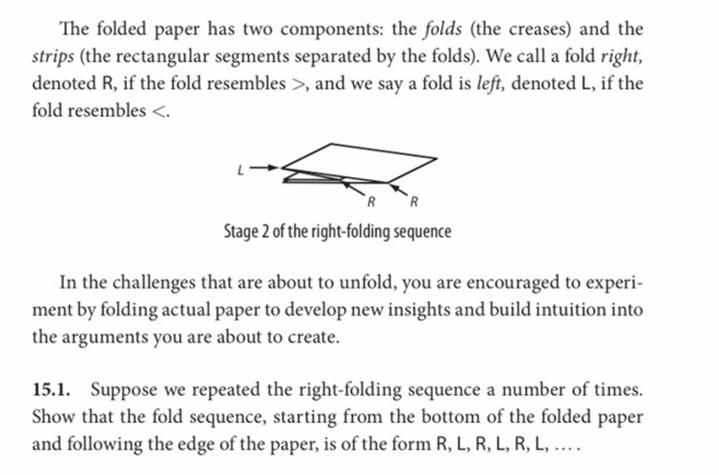 Solved Getting into the fold Given a rectangular sheet of
