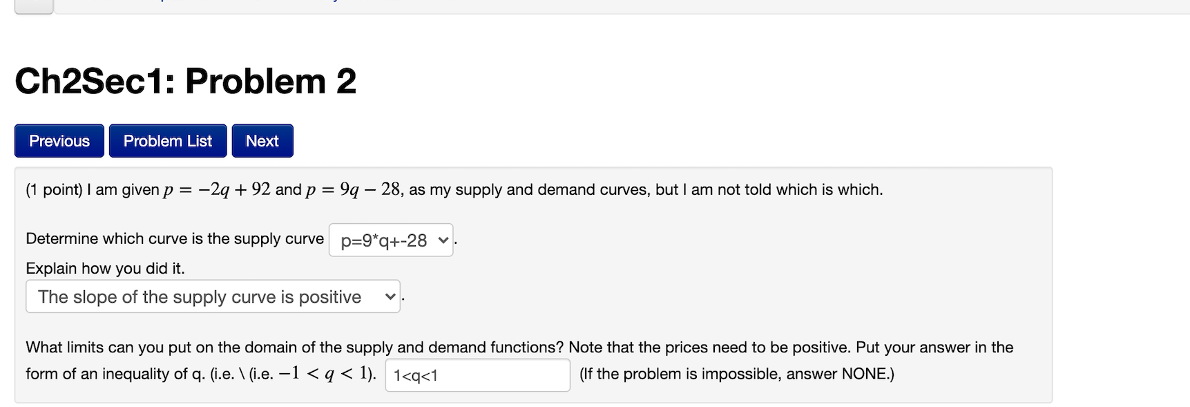 Solved Ch2Sec1: Problem 2 Previous Problem List Next (1 | Chegg.com