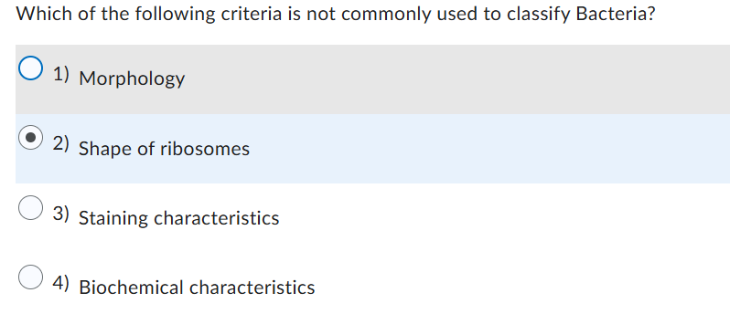Solved Which of the following criteria is not commonly used | Chegg.com
