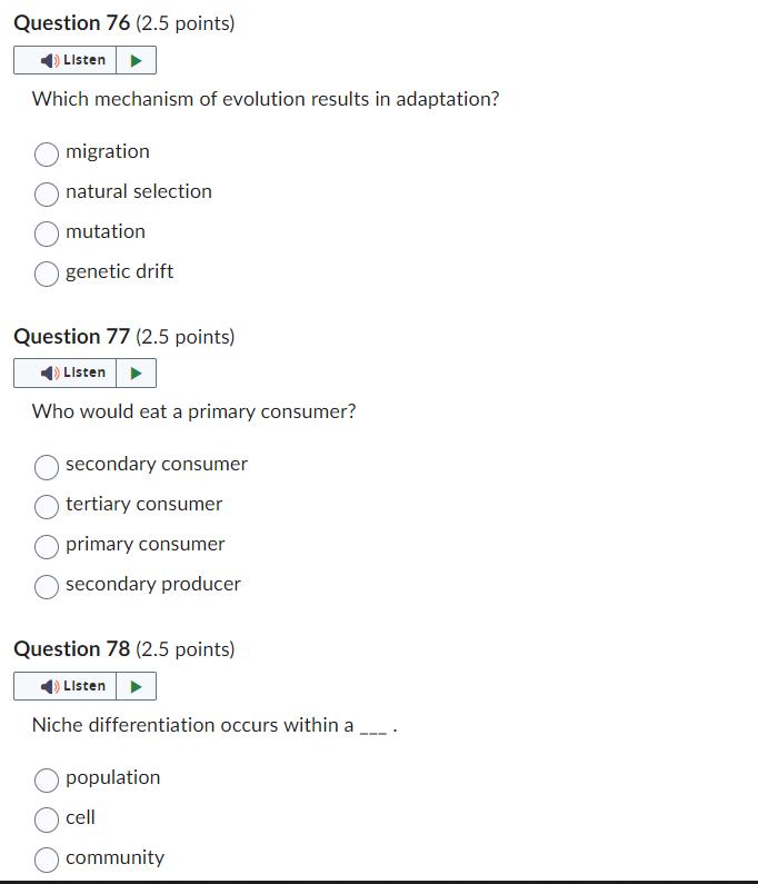 Solved Can you answer the following questions for this quiz | Chegg.com