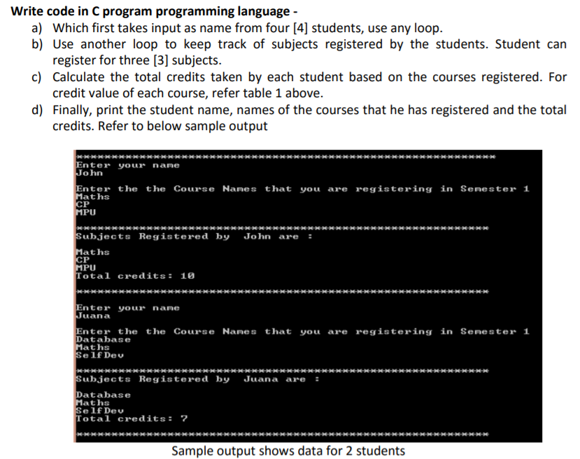 Solved Help with C language application, You can code in C