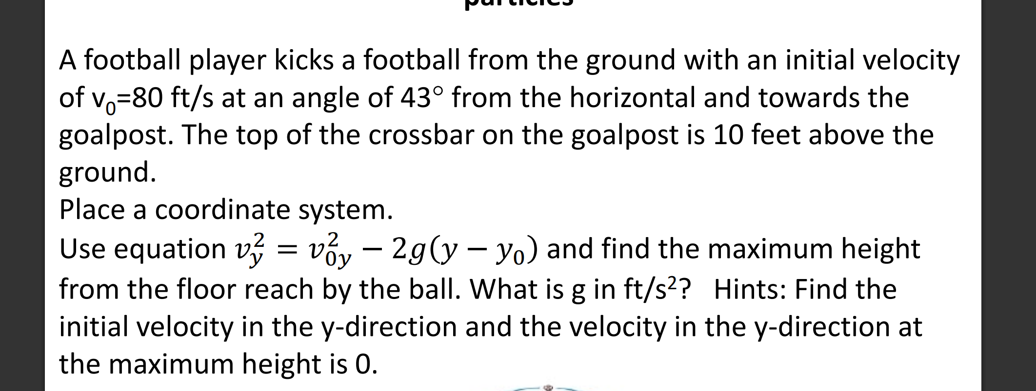 solved-a-football-player-kicks-a-football-from-the-ground-chegg