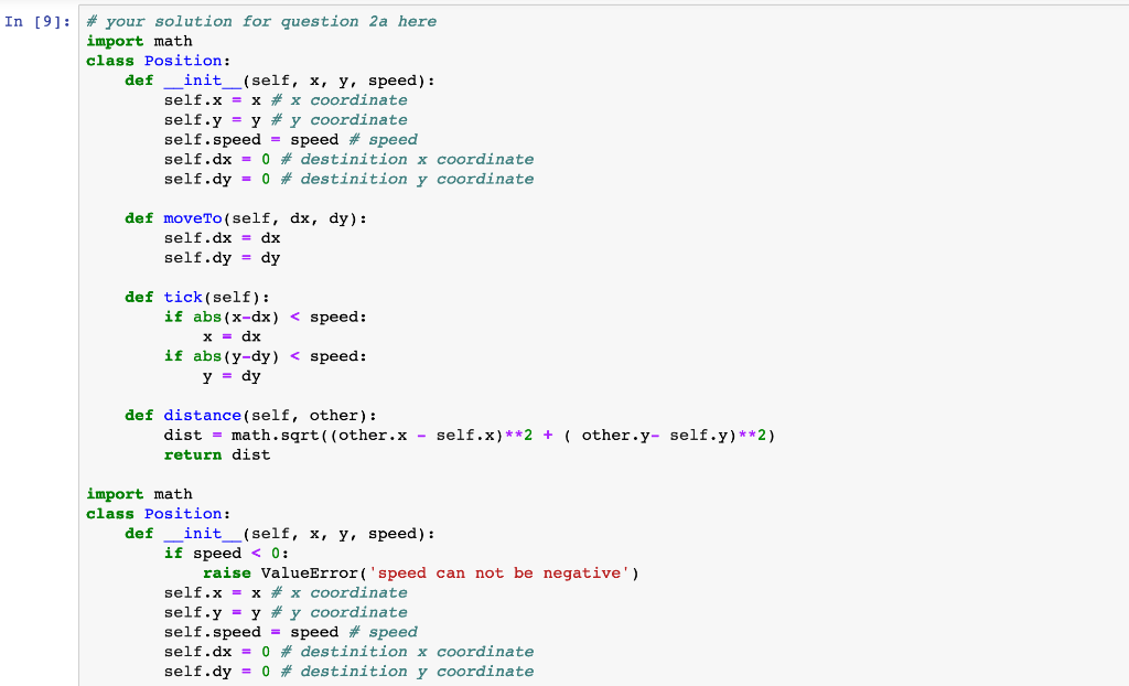 Only 2b and 2c need to be answered, in python 3 | Chegg.com