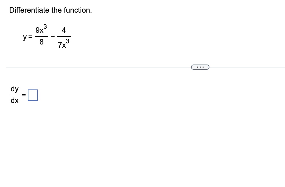 solved-differentiate-the-function-y-89x3-7x34-dxdy-chegg