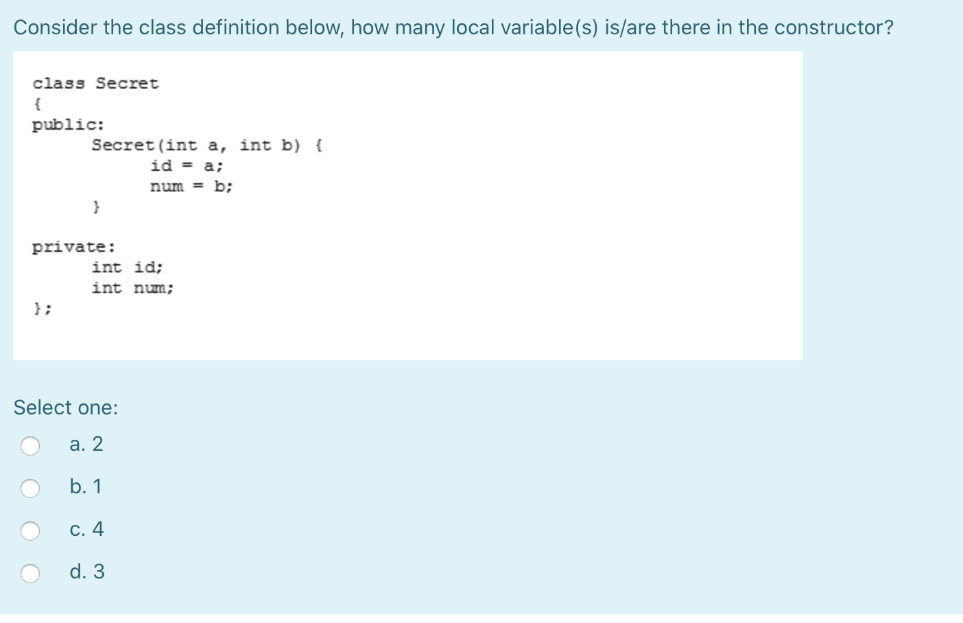 the first assignment to a local variable determines its class