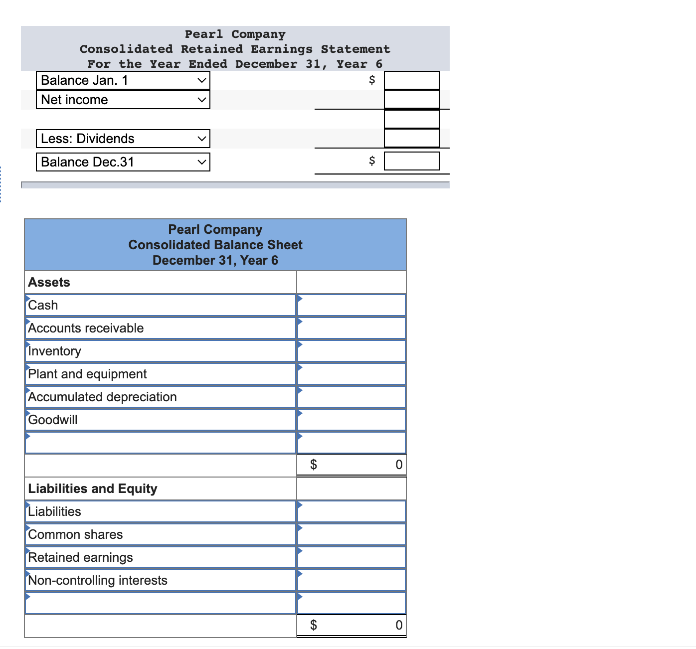 Solved The Following Financial Statements Were Prepared On | Chegg.com