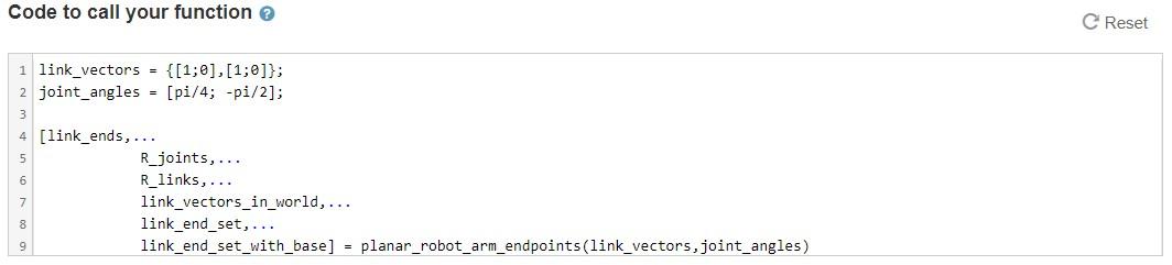 Solved Use the vector and rotation functions you created | Chegg.com