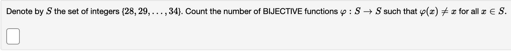 Solved Denote By S The Set Of Integers 28 29 34 Count Chegg Com   PhpLspY6m