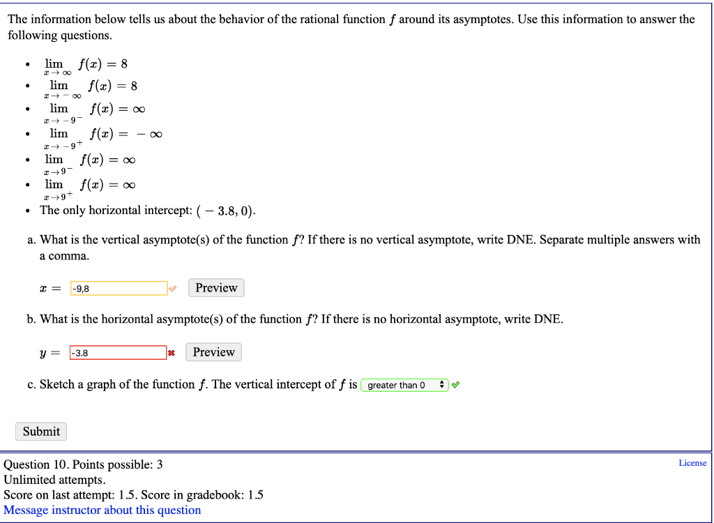 Solved The information below tells us about the behavior of | Chegg.com