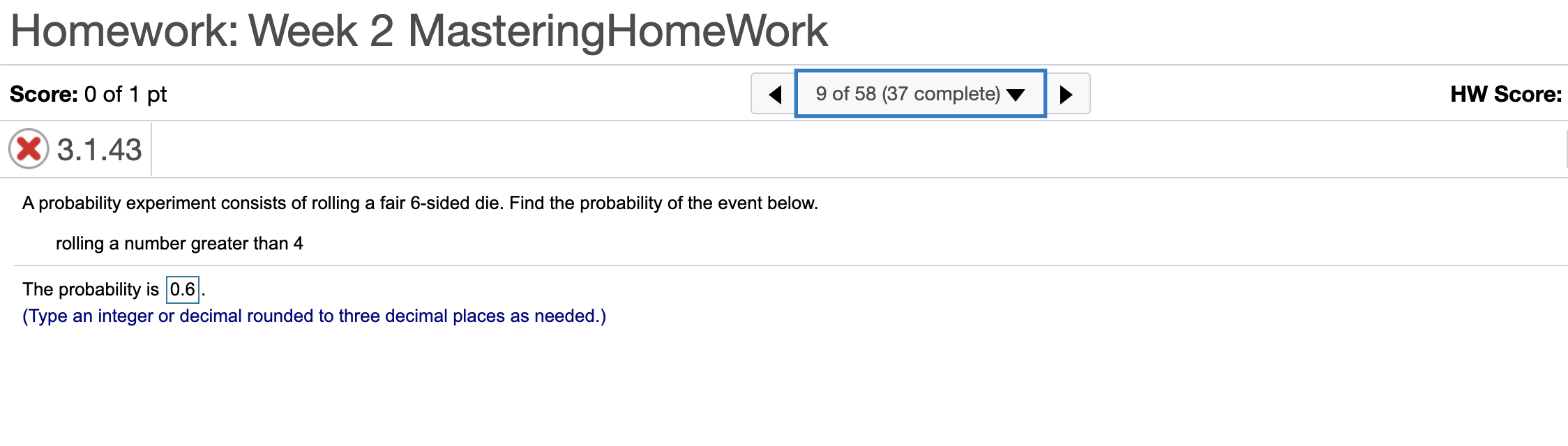 Solved Homework: Week 2 MasteringHomeWork Score: 0 of 1 pt 9 | Chegg.com