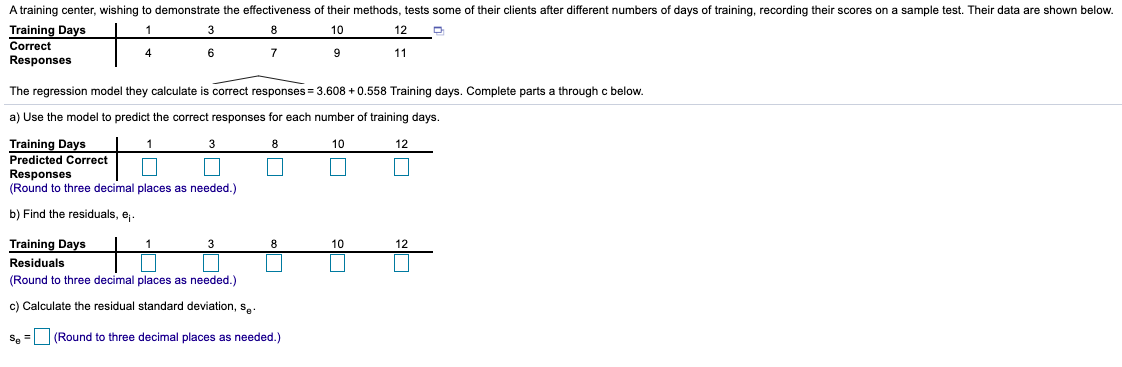 Solved A training center, wishing to demonstrate the | Chegg.com