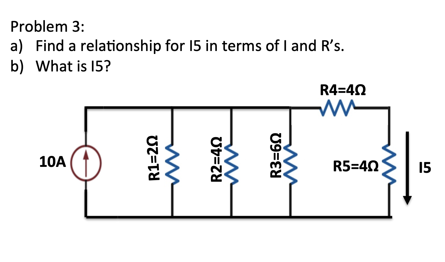 Solved Problem 3: A) Find A Relationship For 15 In Terms Of | Chegg.com