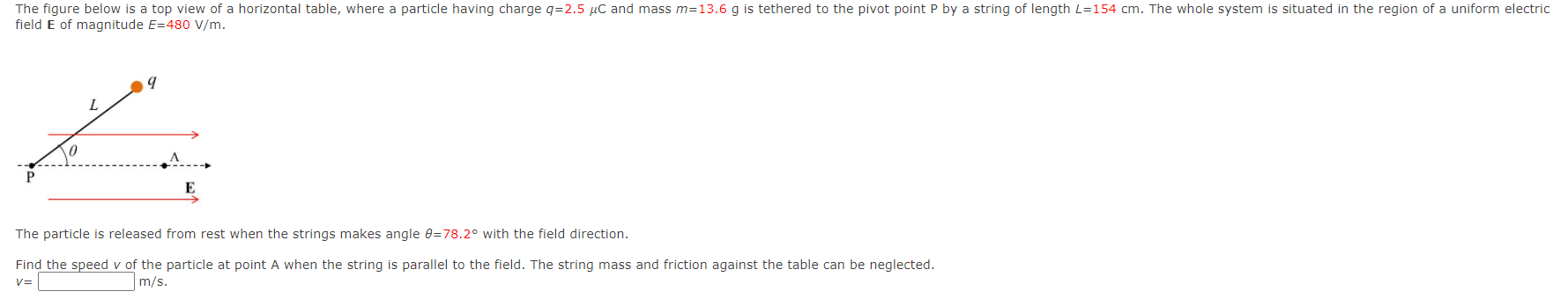 Solved The figure below is a top view of a horizontal table, | Chegg.com