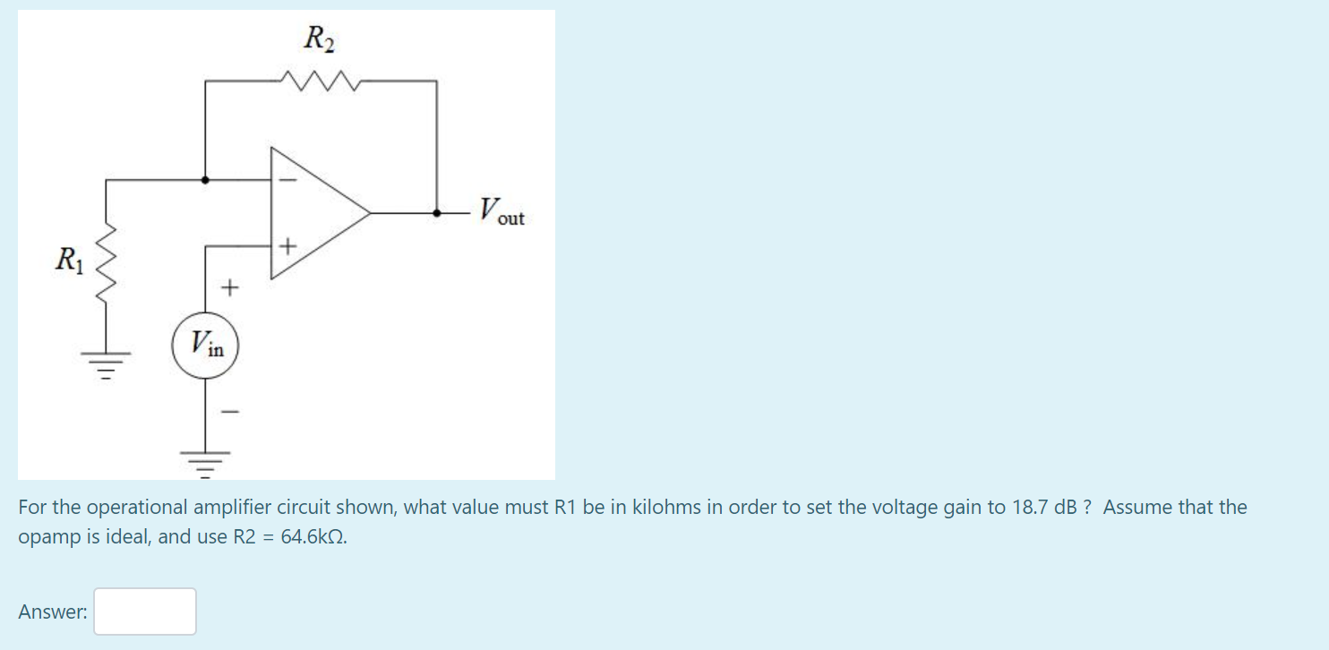 Solved For this problem, you may assume that the operational | Chegg.com