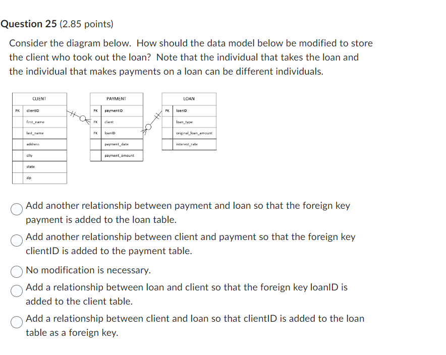 Solved PLZ ANS BOTH What is a primary key? Question 33 | Chegg.com