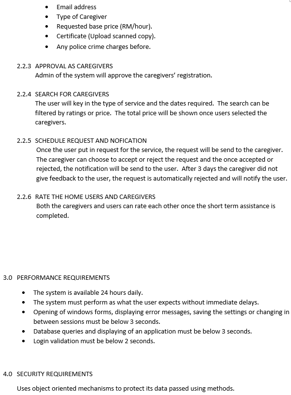 Solved CASE STUDY Below is an excerpt from We Care System | Chegg.com