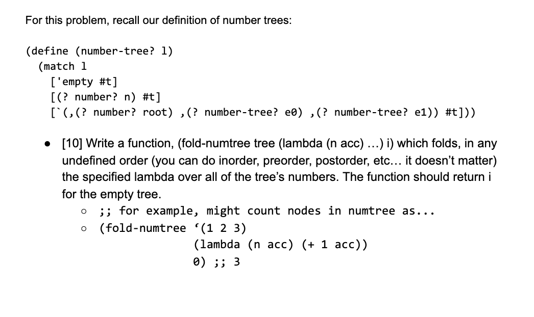 For this problem, recall our definition of number | Chegg.com