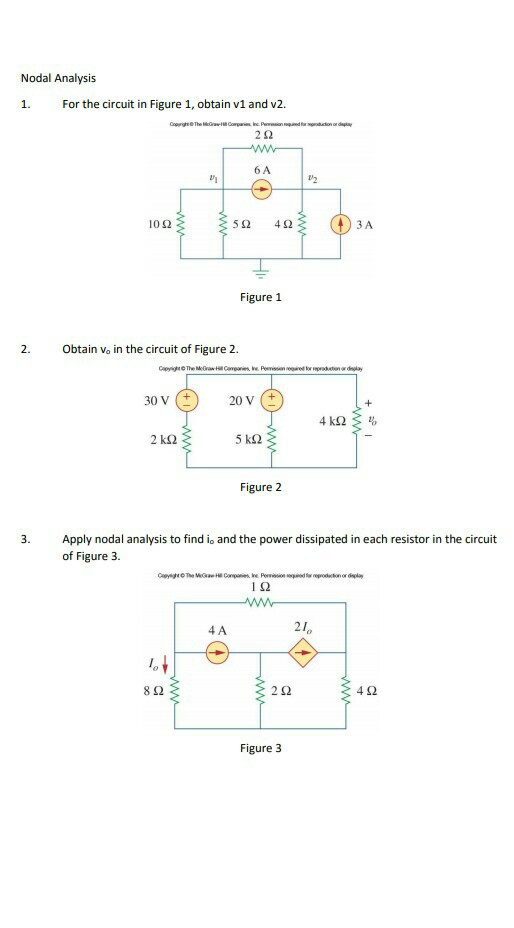 Solved Mesh Analysis 1. Use Mesh Analysis To Obtain Ia, Ib, | Chegg.com