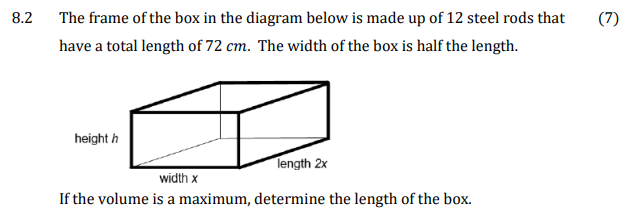 Solved 2 The frame of the box in the diagram below is made | Chegg.com