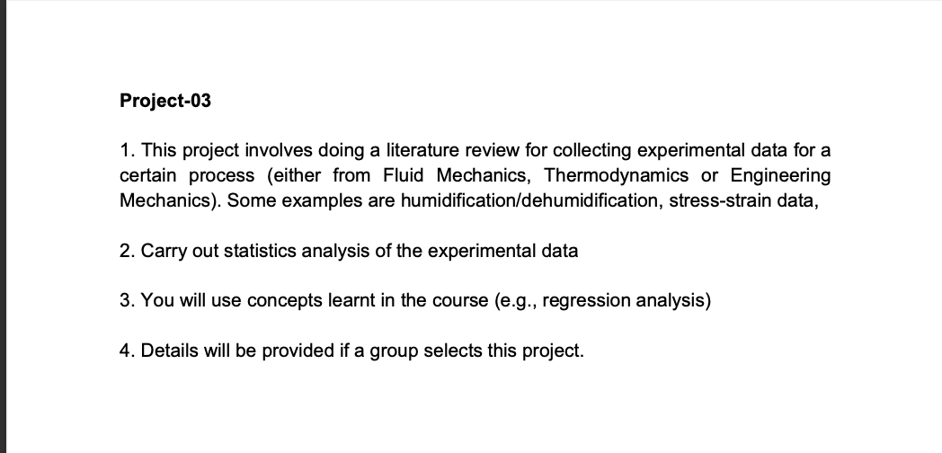 Solved Project-03This project involves doing a literature | Chegg.com
