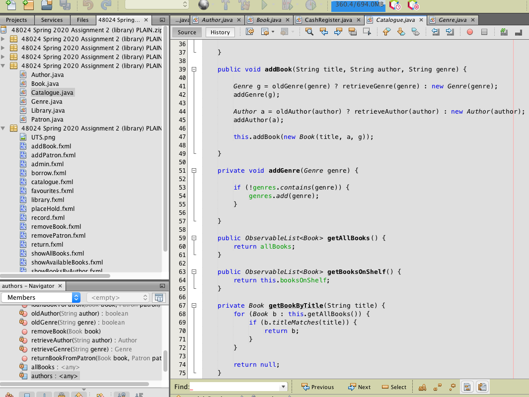 APPLICATIONS PROGRAMMING: topics (Java) --> OO | Chegg.com
