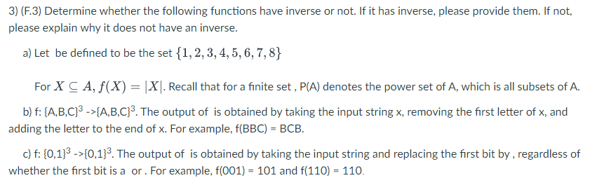 Solved THIS IS DISCRETE MATH (PLEASE ONLY ANSWER IF YOU | Chegg.com
