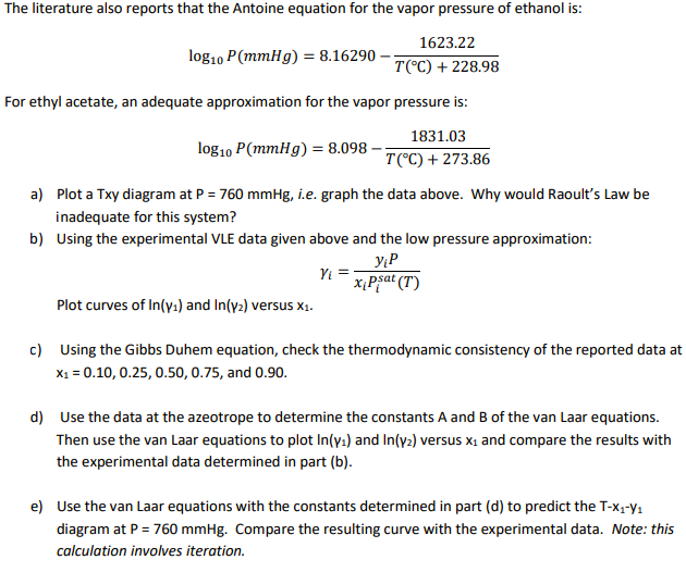 At a constant pressure of 760 mmHg the literature | Chegg.com