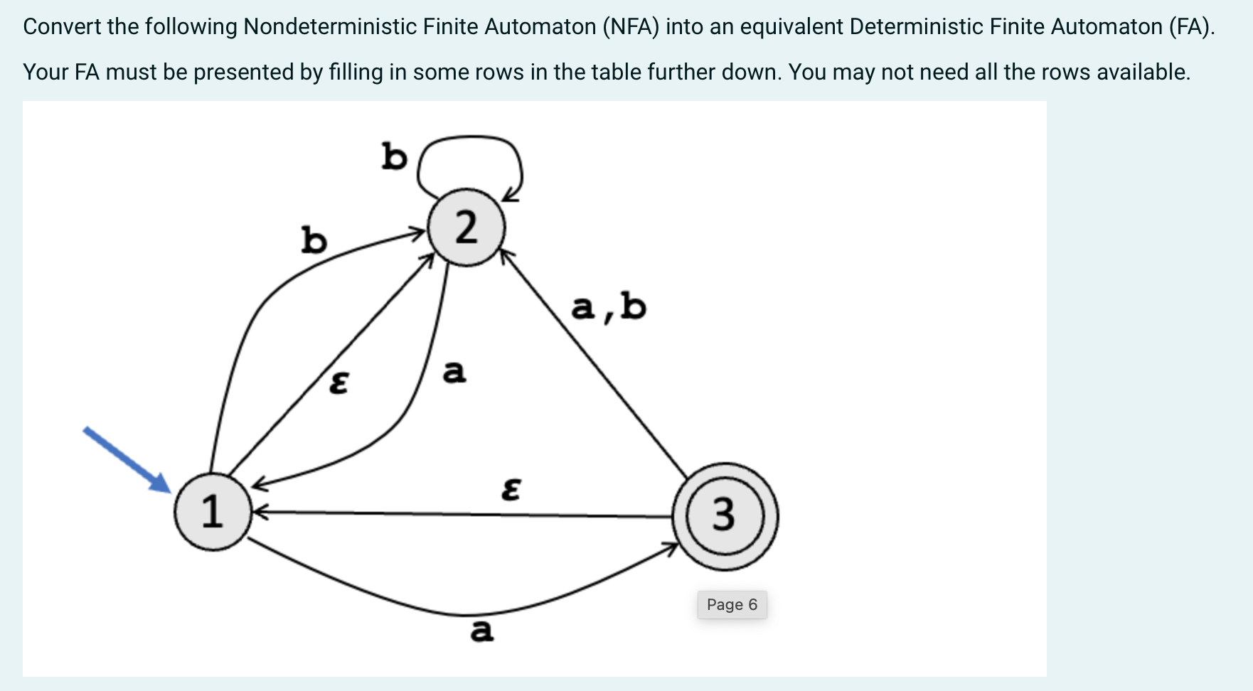 Solved Convert The Following Nondeterministic Finite | Chegg.com