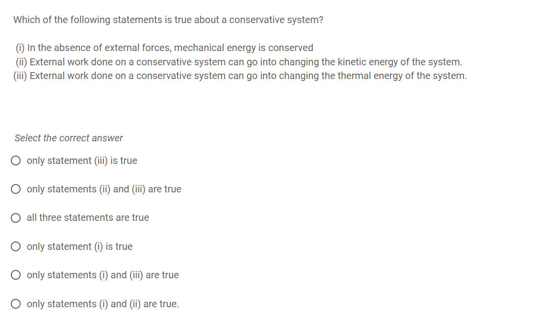 Solved Which of the following statements is true about a | Chegg.com