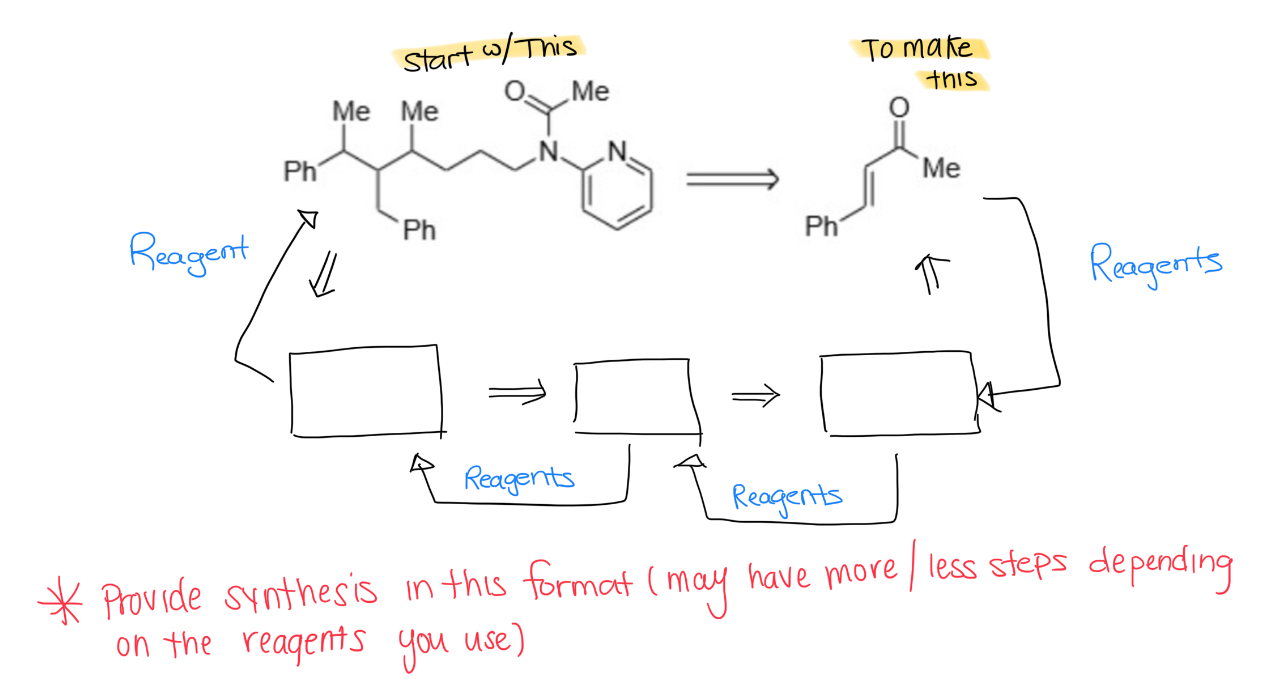 Solved Start w/ This To make this Me Me Me Ph Me N Ph Ph | Chegg.com