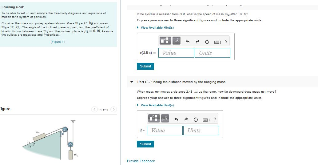 Solved Learning Goal: To be able to set up and analyze the | Chegg.com