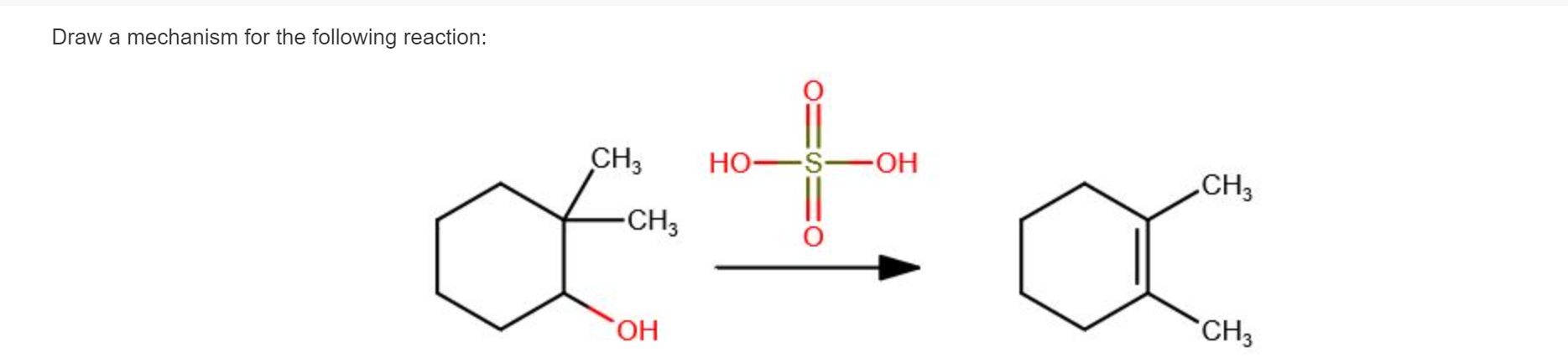 Solved Draw a mechanism for the following reaction: | Chegg.com