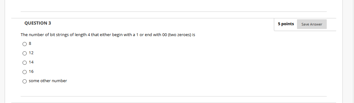 Solved QUESTION 1 5 points Save Answer When the message | Chegg.com