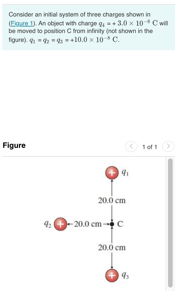 Solved Part B: Determine The Final Electric Potential Energy | Chegg.com