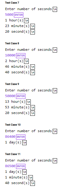 Solved 15 points Ask the user for a number of seconds.