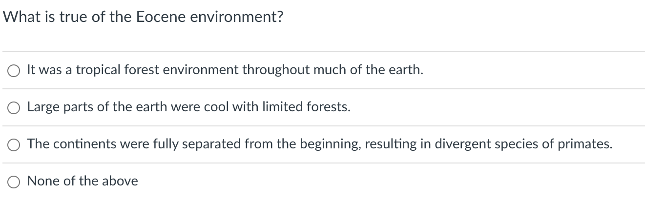 Solved What are traits that would help primates with insect | Chegg.com
