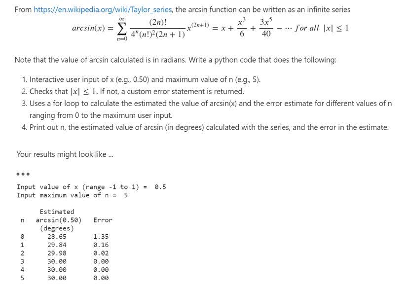 From En Wikipedia Org Wiki Taylor Series Chegg Com