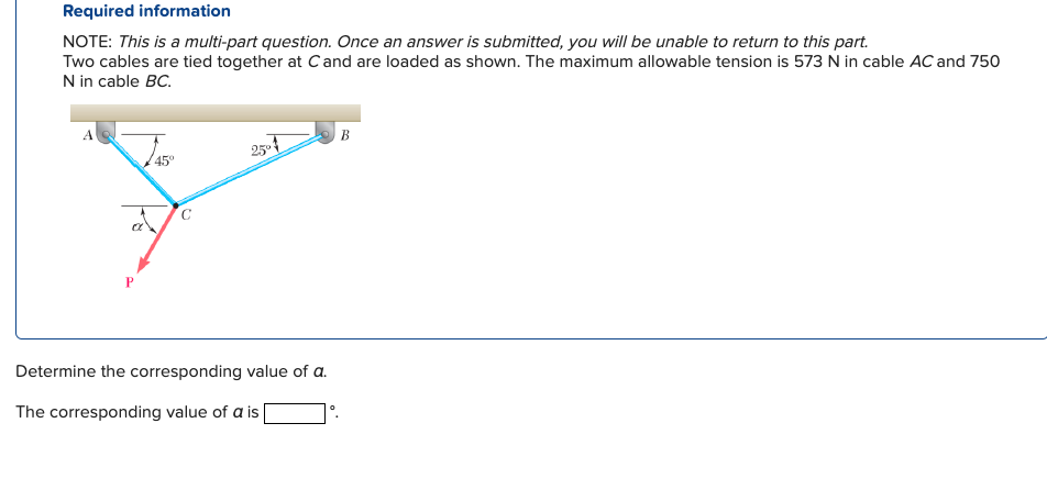 Solved Required information NOTE: This is a multi-part | Chegg.com