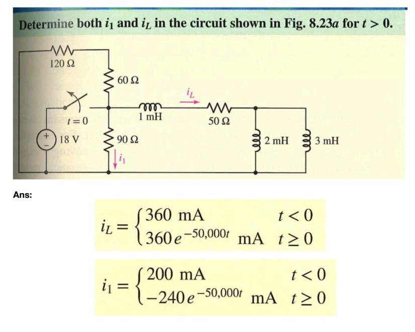 Solved Determine both in and it in the circuit shown in Fig. | Chegg.com