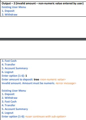 Python Coding: For withdraw, deposit and money | Chegg.com