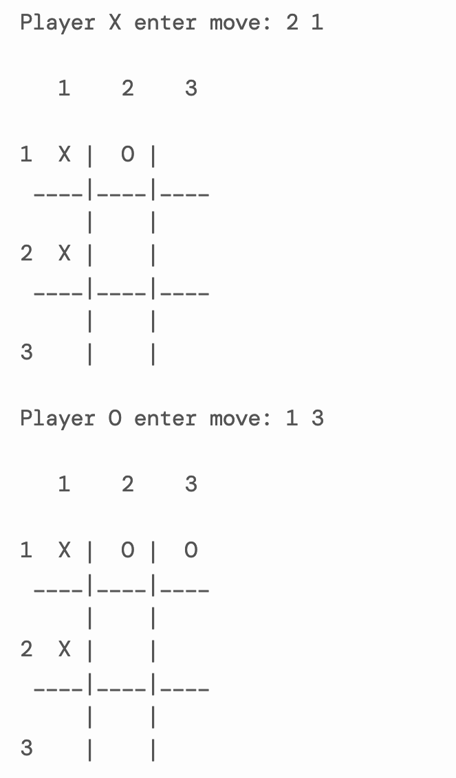 Solved Write a class ultimate tic-tac-toe that allows two